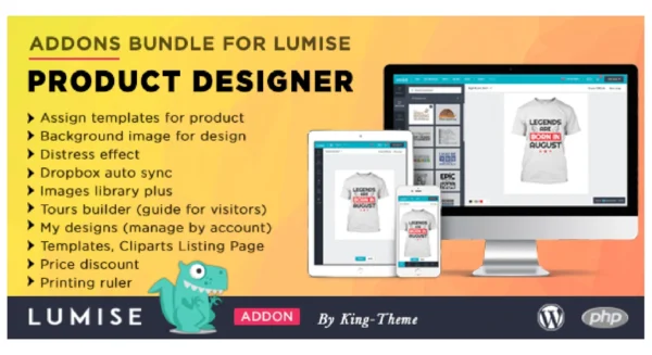 Addons Bundle for Lumise Product Designer