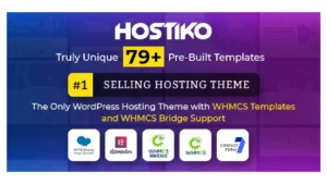 Hostiko WordPress WHMCS Hosting Theme