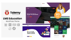 Talemy – LMS Education WordPress Theme