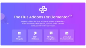 The Plus – Addon for Elementor Page Builder WordPress Plugin