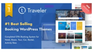 Traveler – Travel Booking WordPress Theme